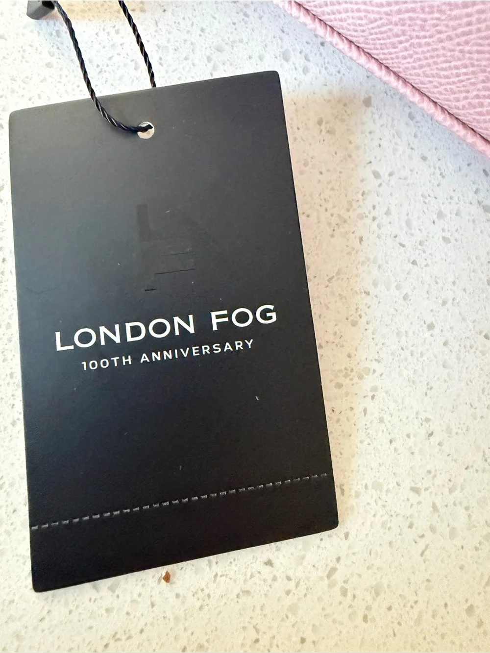 London Fog Pink Pebbled Cosmetic Case
